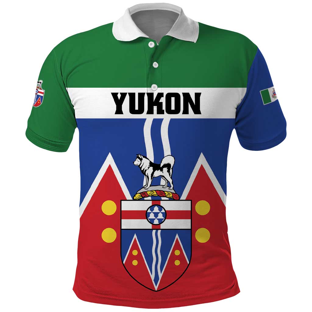 Personalized Canada Yukon Territories Polo Shirt Larger Than Life LT01