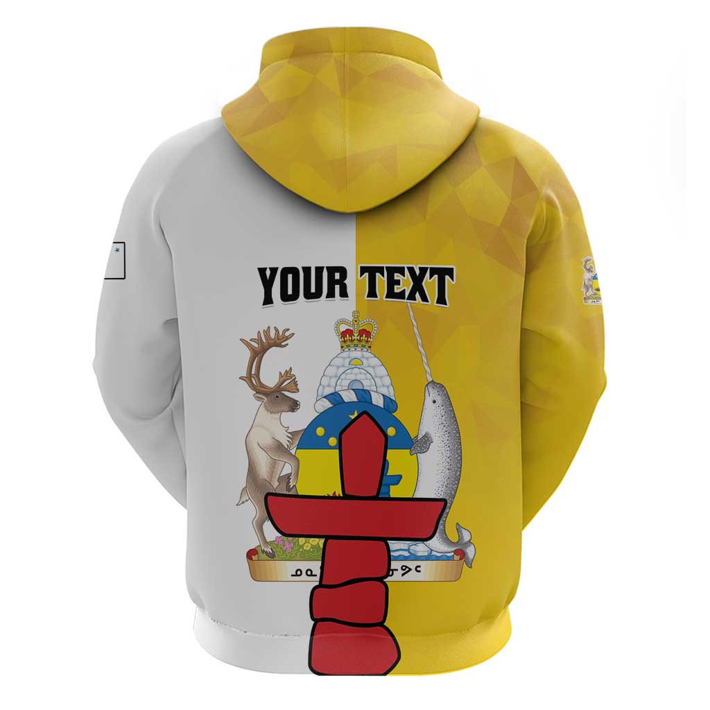 Personalized Canada Nunavut Territories Hoodie Inuktitut Our Land Our Strength LT01