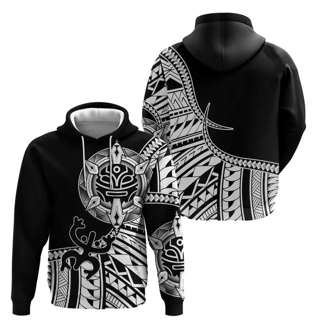 Taino Sun Traditional Tattoo Hoodie Polynesian Pattern LT01