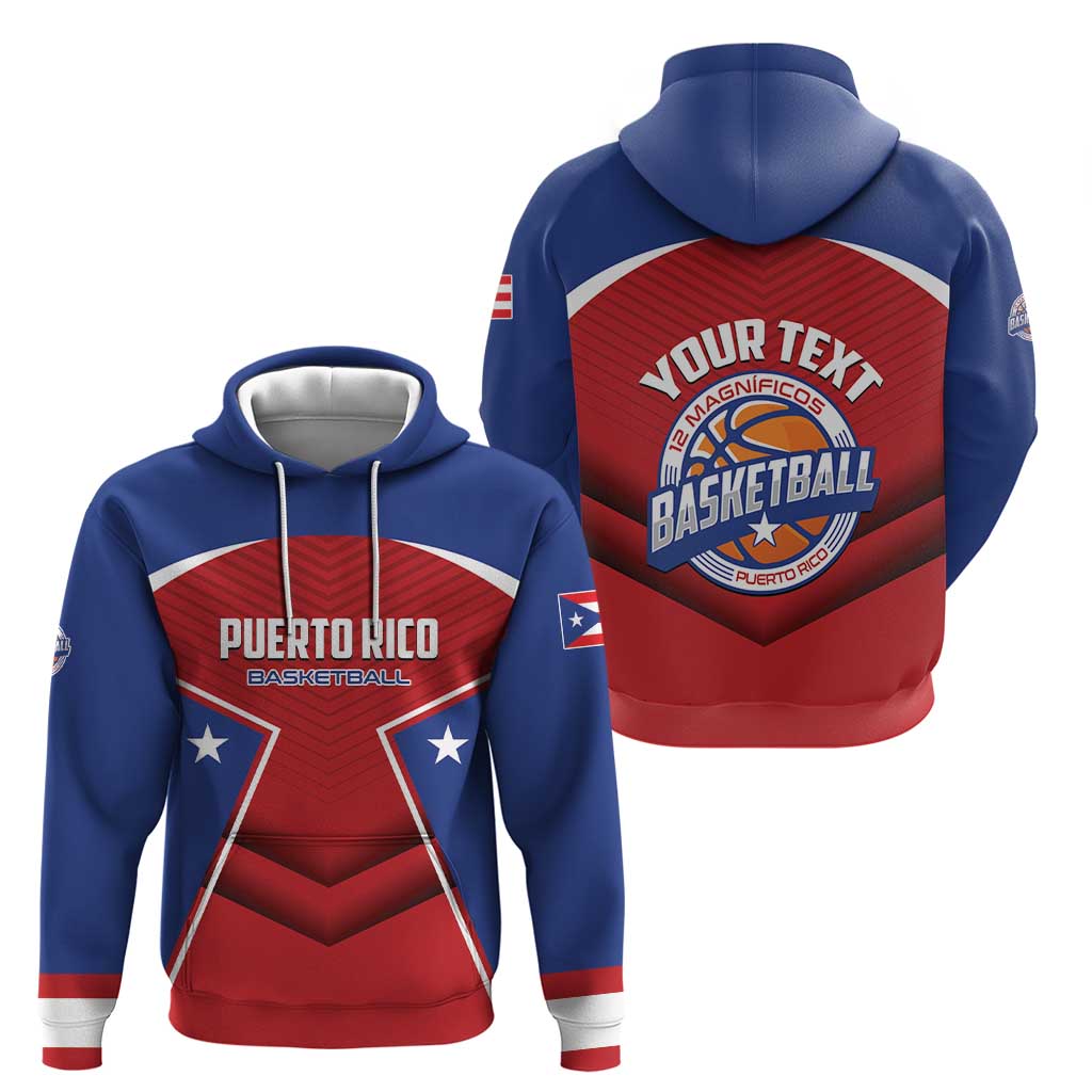 Personalized Puerto Rico Basketball Hoodie Magnificos Go Champion LT01