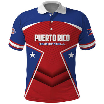 Personalized Puerto Rico Basketball Polo Shirt Magnificos Go Champion LT01