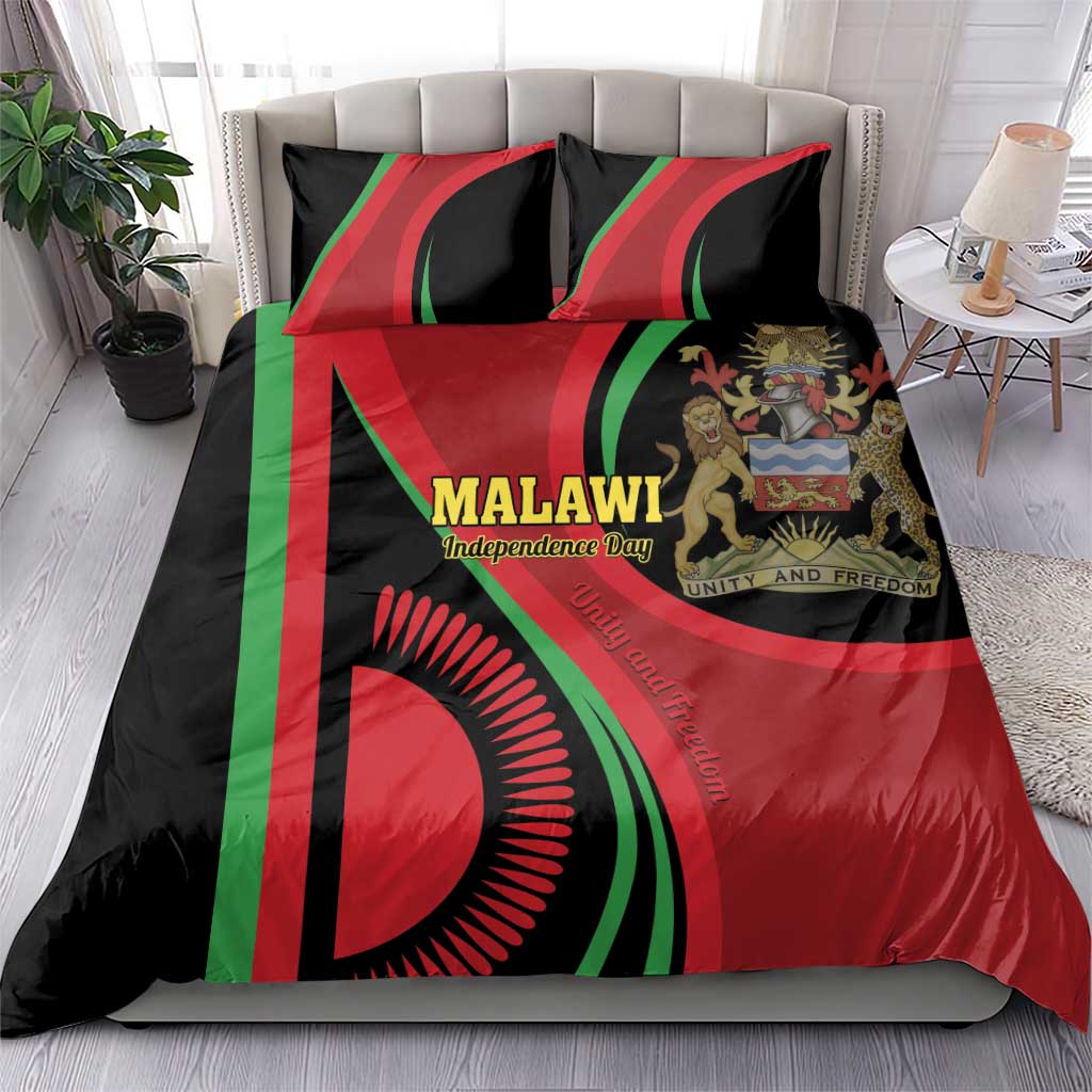 Malawi Independence Day Bedding Set Unity and Freedom LT01