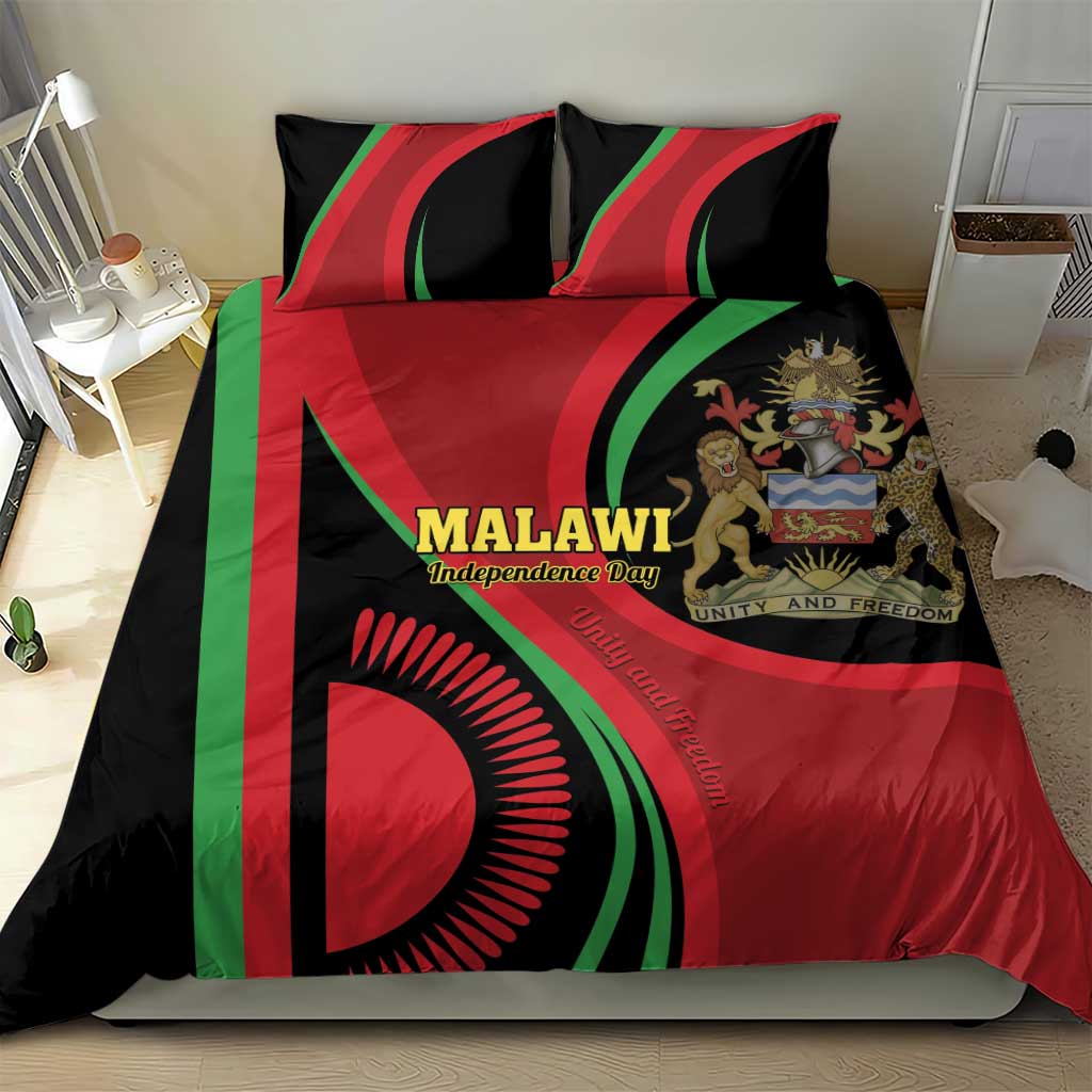 Malawi Independence Day Bedding Set Unity and Freedom LT01