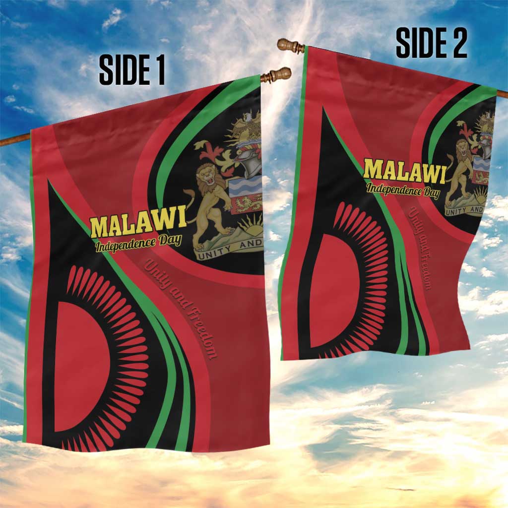 Malawi Independence Day Garden Flag Unity and Freedom LT01