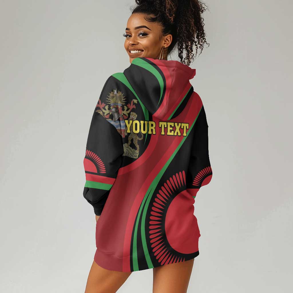 Malawi Independence Day Hoodie Dress Unity and Freedom LT01