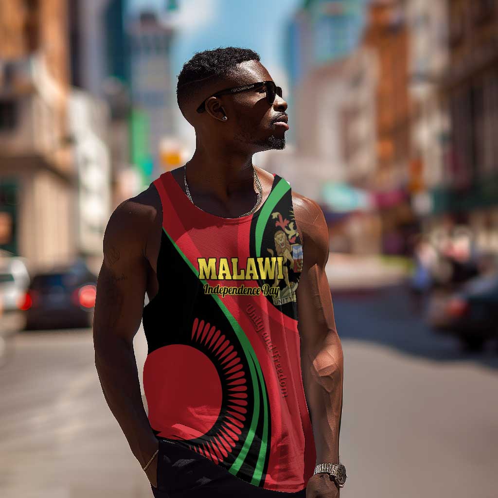 Malawi Independence Day Men Tank Top Unity and Freedom LT01