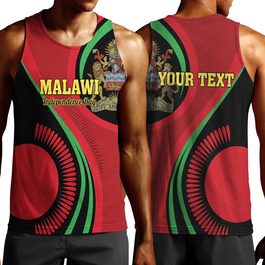 Malawi Independence Day Men Tank Top Unity and Freedom LT01