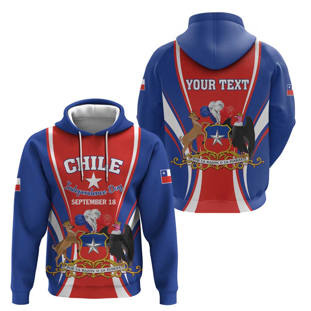 Chile Independence Day Hoodie September 18 Por la razon o la fuerza LT01