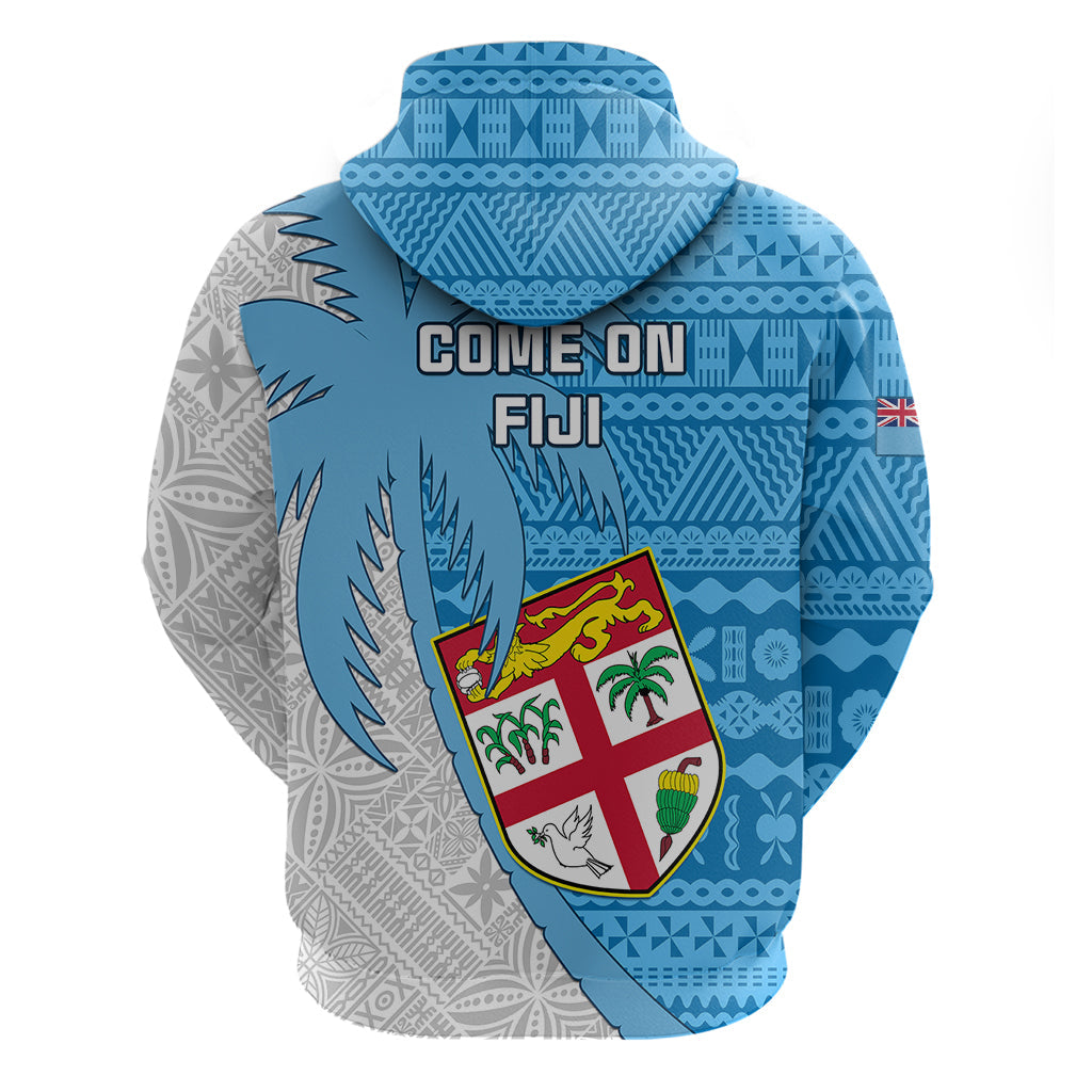Fiji Rugby Hoodie Come On Fijian Tapa Pattern LT01