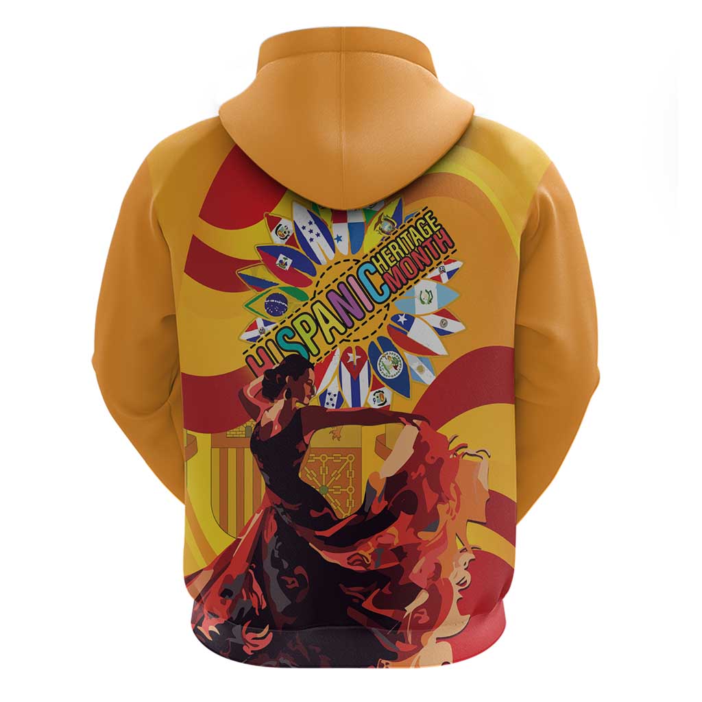Hispanic Heritage Month Hoodie Espana Flamenco LT01
