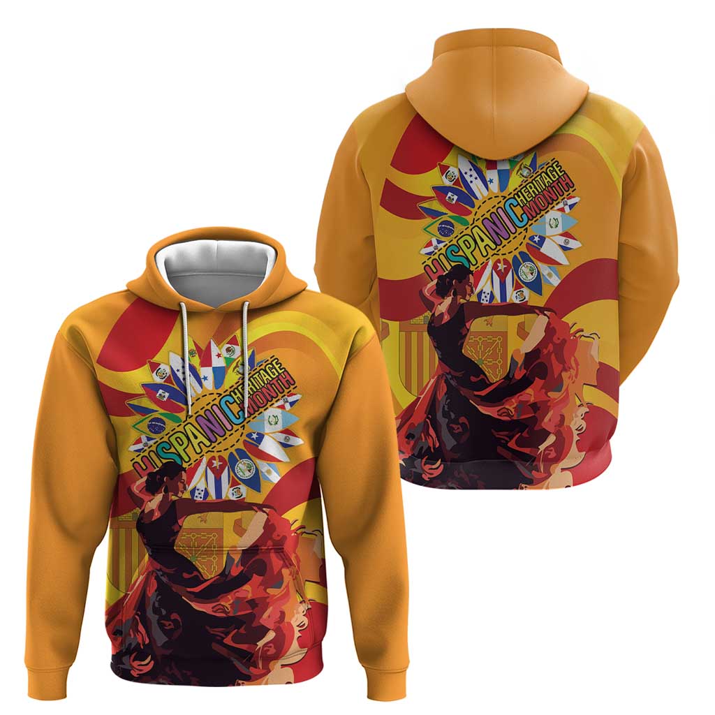 Hispanic Heritage Month Hoodie Espana Flamenco LT01
