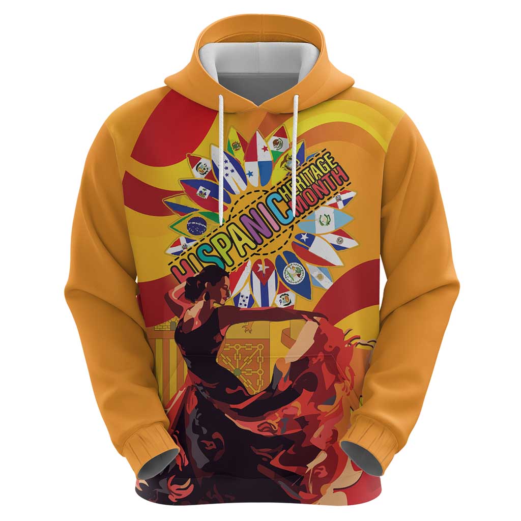 Hispanic Heritage Month Hoodie Espana Flamenco LT01