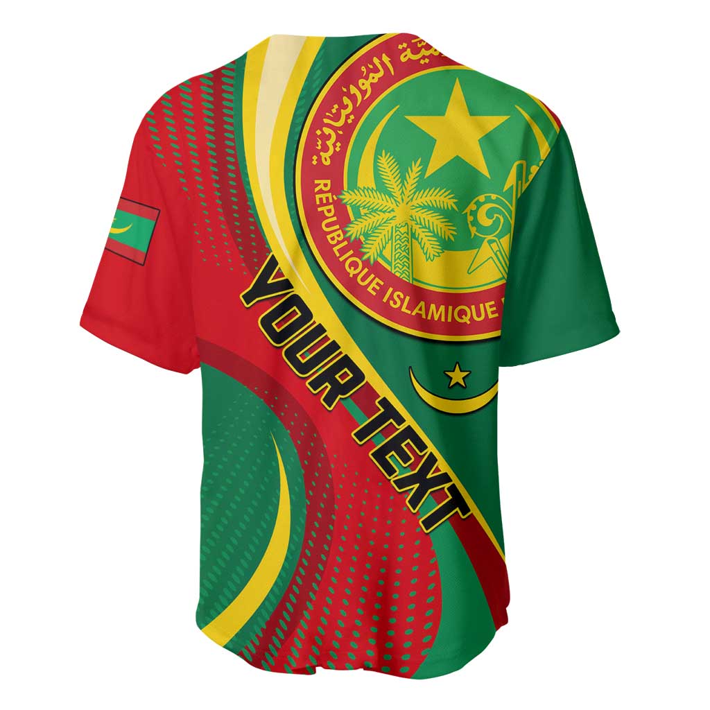 Personalized Mauritania Independence Day Baseball Jersey with Mauritanian Seal - Special Version LT01