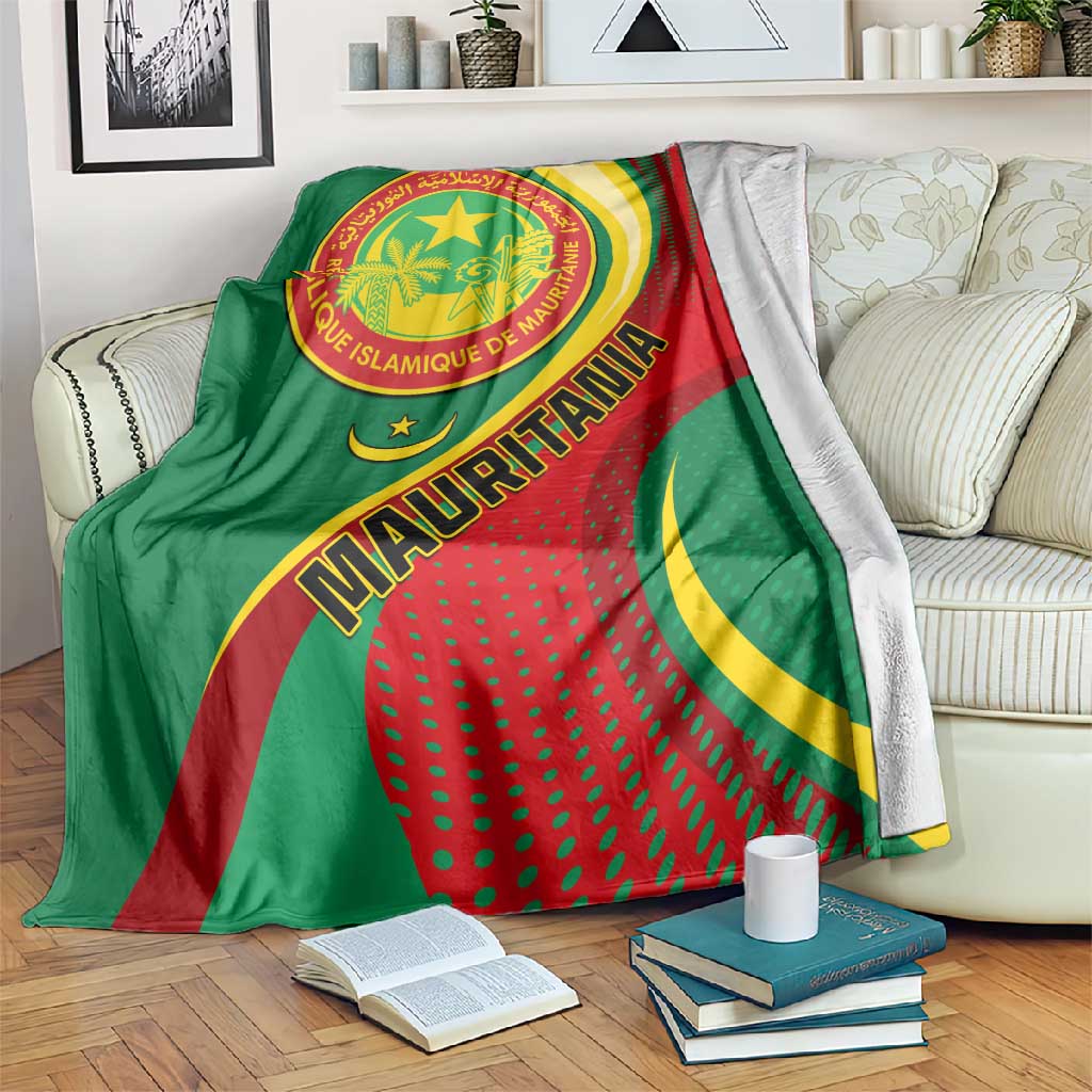Mauritania Independence Day Blanket with Mauritanian Seal - Special Version LT01
