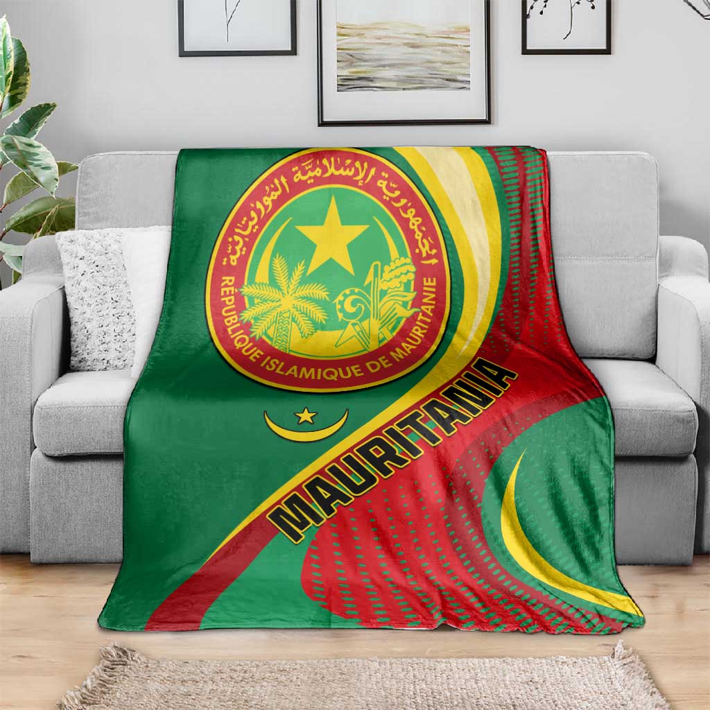 Mauritania Independence Day Blanket with Mauritanian Seal - Special Version LT01