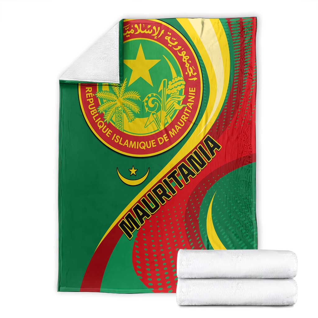 Mauritania Independence Day Blanket with Mauritanian Seal - Special Version LT01
