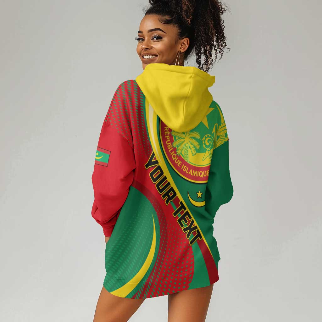 Personalized Mauritania Independence Day Hoodie Dress with Mauritanian Seal - Special Version LT01