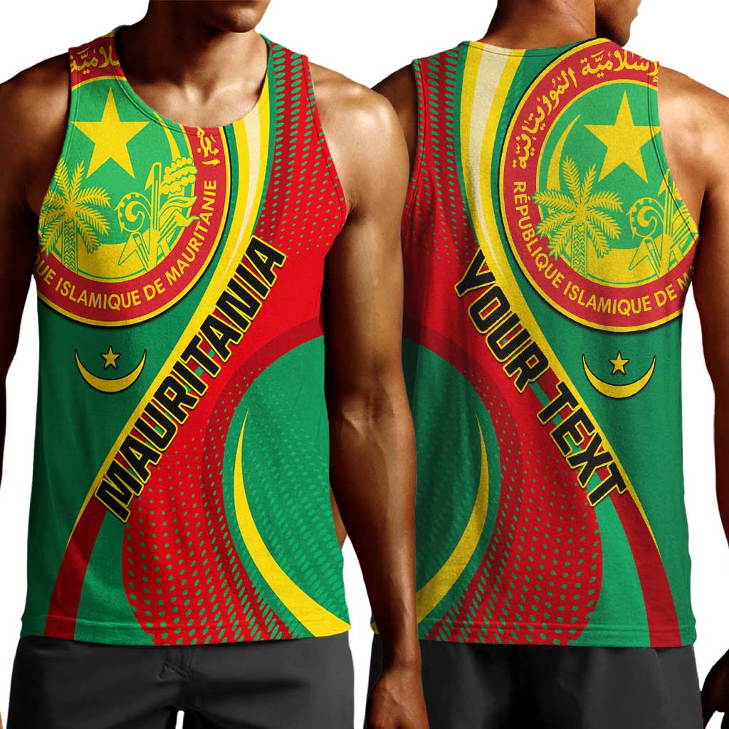 Personalized Mauritania Independence Day Men Tank Top with Mauritanian Seal - Special Version LT01
