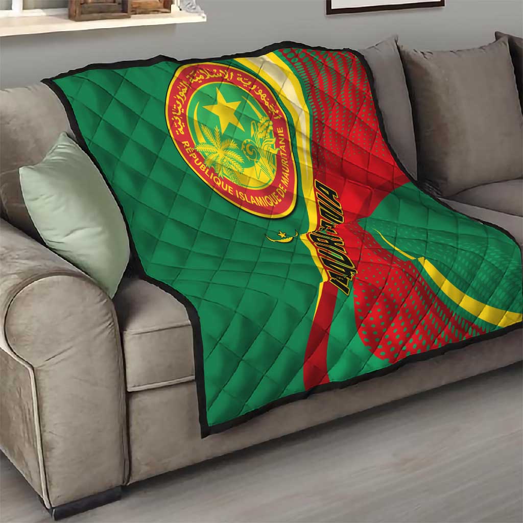 Mauritania Independence Day Quilt with Mauritanian Seal - Special Version LT01