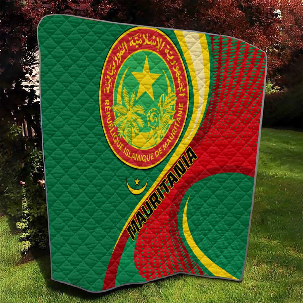 Mauritania Independence Day Quilt with Mauritanian Seal - Special Version LT01