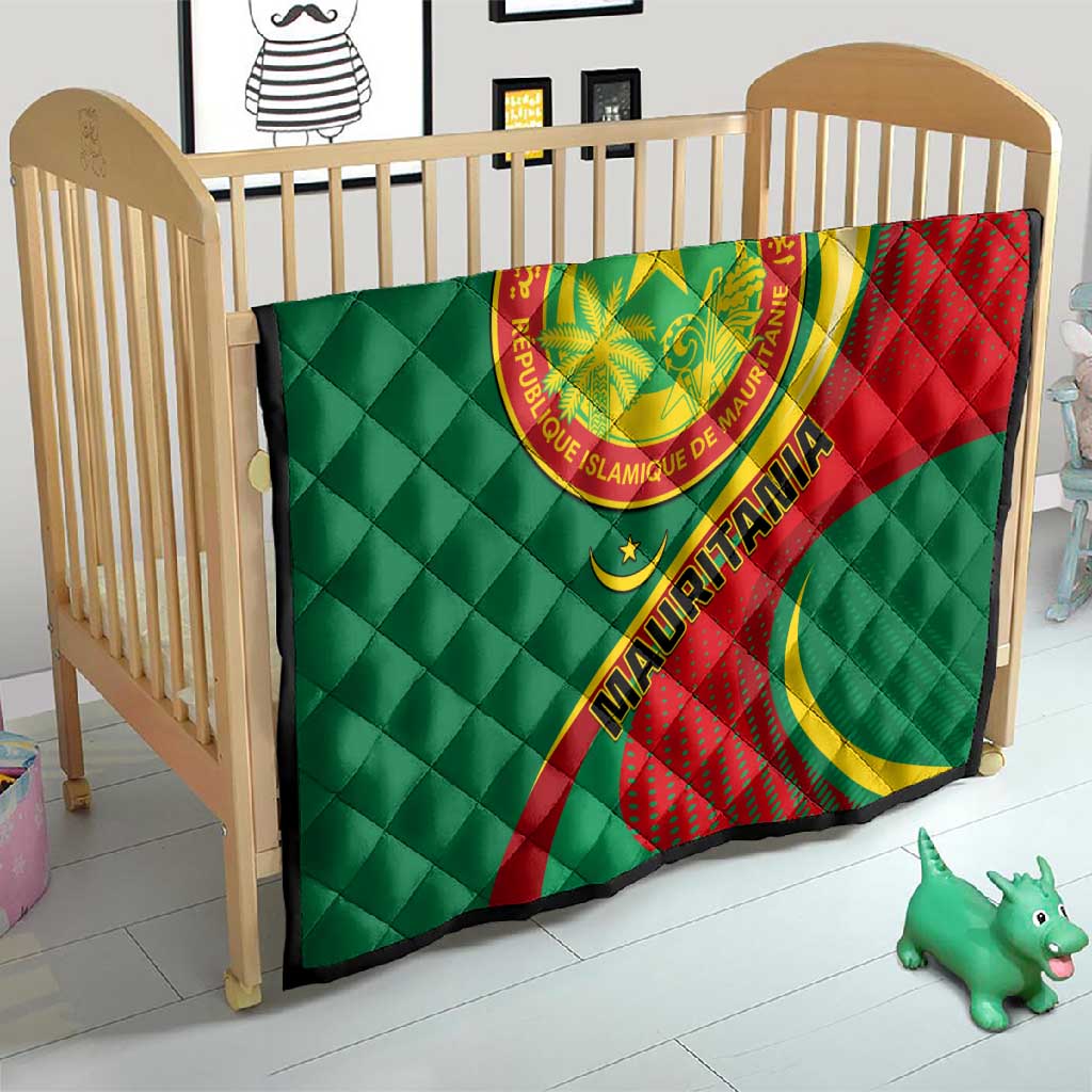 Mauritania Independence Day Quilt with Mauritanian Seal - Special Version LT01