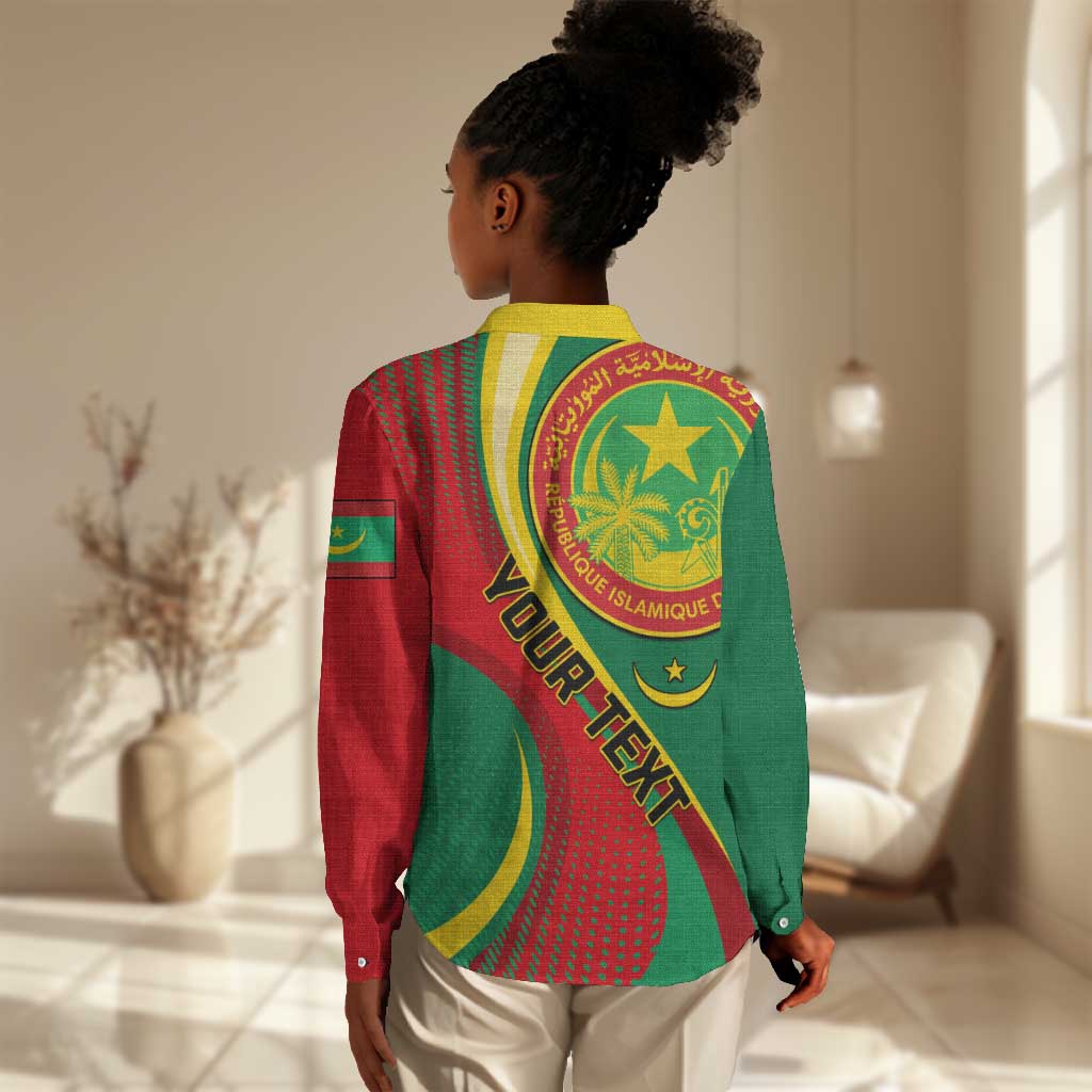 Personalized Mauritania Independence Day Women Casual Shirt with Mauritanian Seal - Special Version LT01