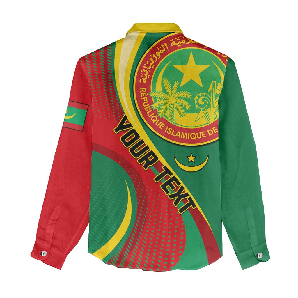Personalized Mauritania Independence Day Women Casual Shirt with Mauritanian Seal - Special Version LT01
