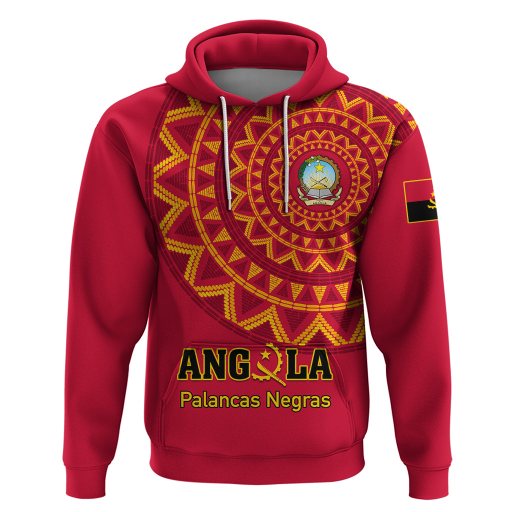 Angola Football Hoodie Go Palancas Negras Red Version LT01
