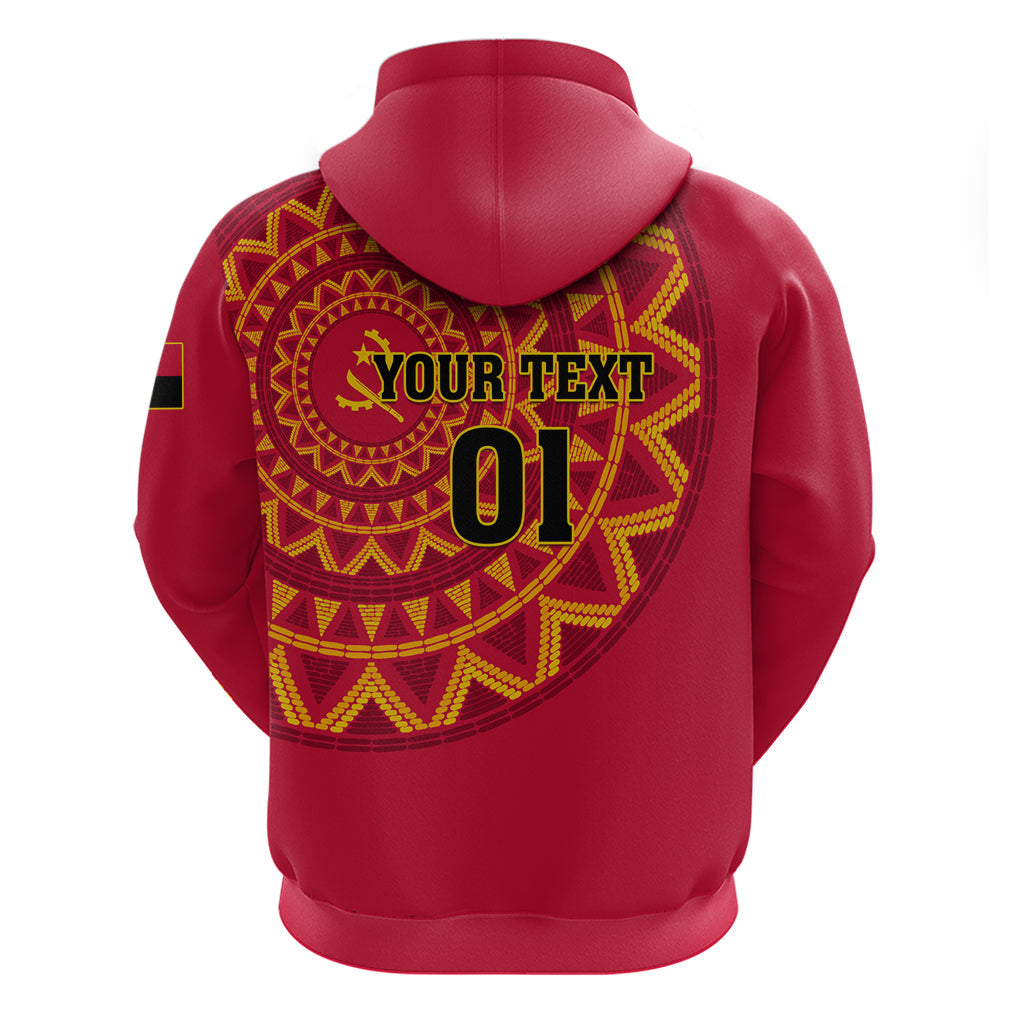 Angola Football Hoodie Go Palancas Negras Red Version LT01
