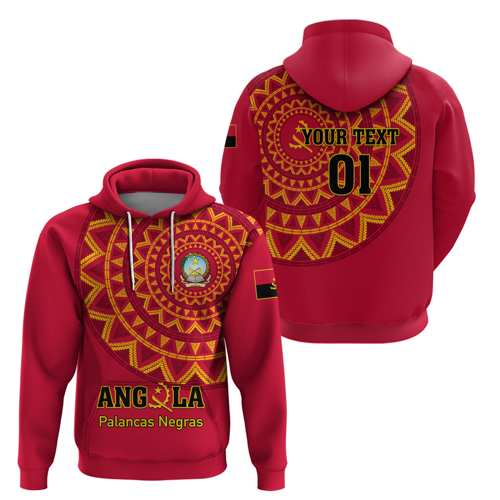 Angola Football Hoodie Go Palancas Negras Red Version LT01