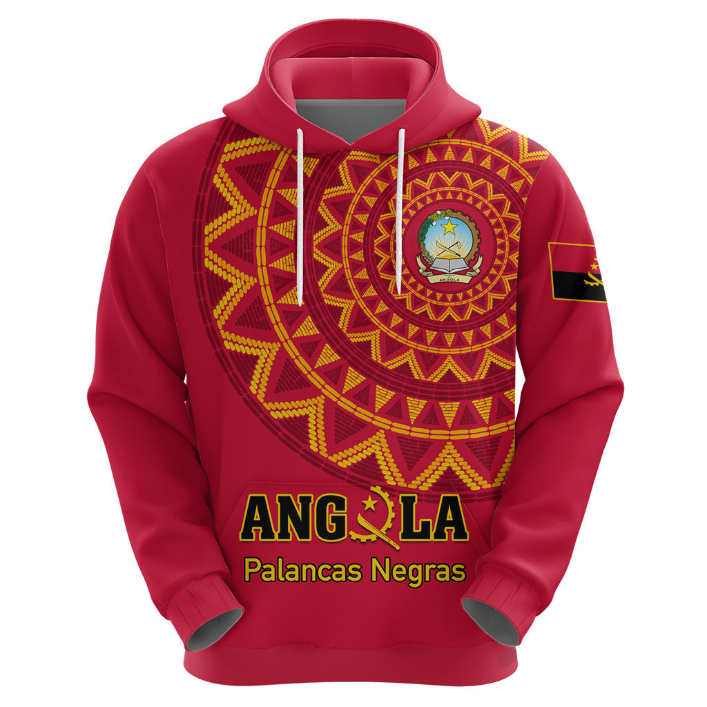 Angola Football Hoodie Go Palancas Negras Red Version LT01