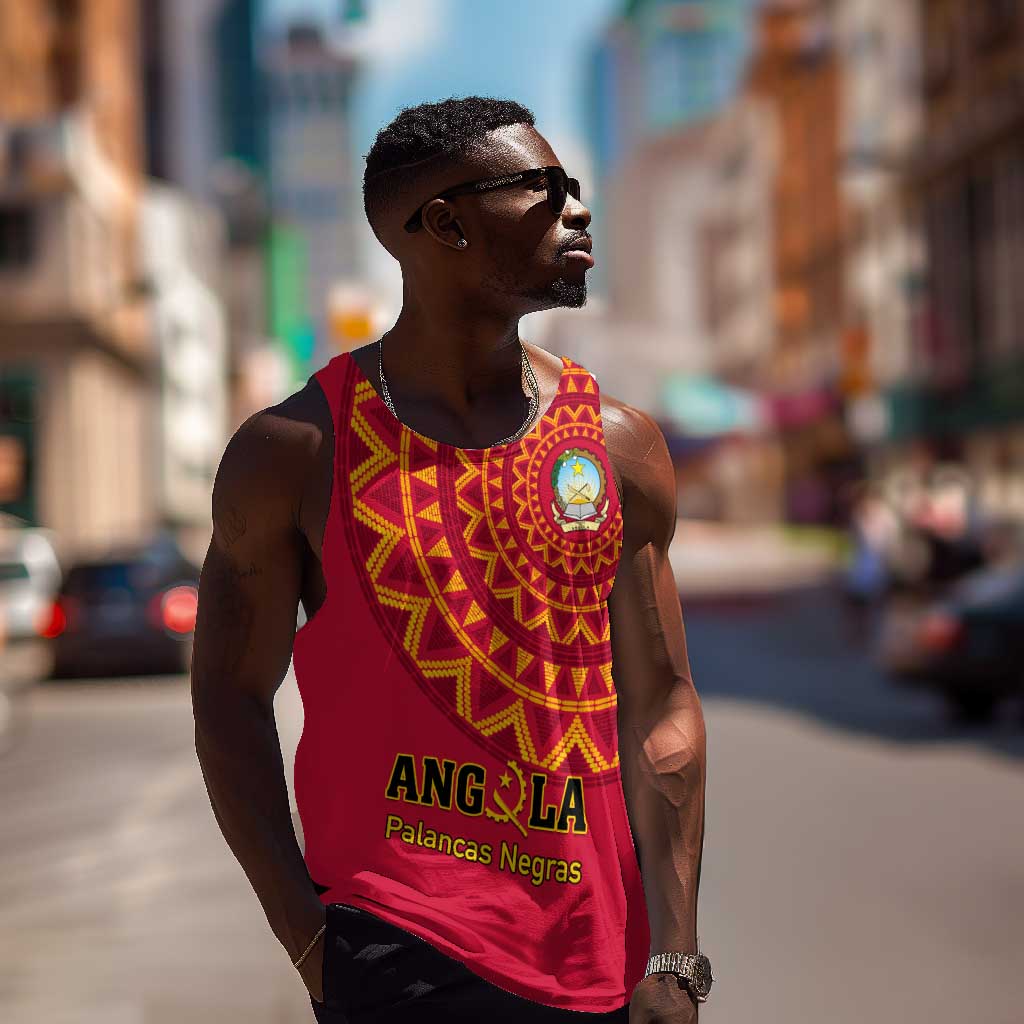 Support Palancas Negras - Red Angola Football Men Tank Top LT01