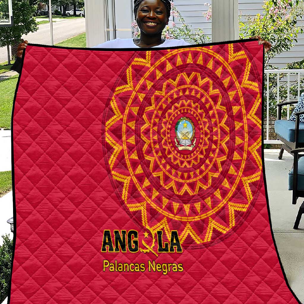 Support Palancas Negras - Red Angola Football Quilt LT01