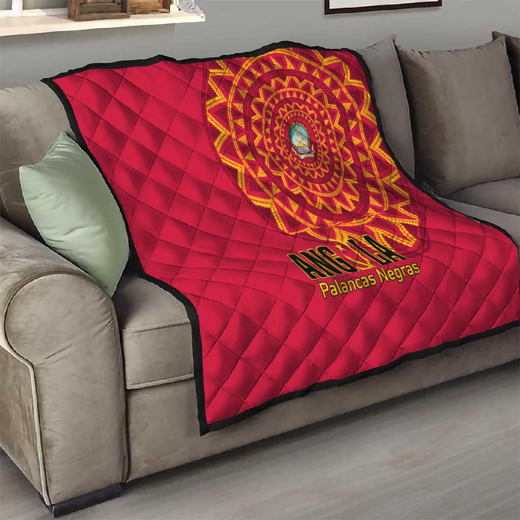 Support Palancas Negras - Red Angola Football Quilt LT01
