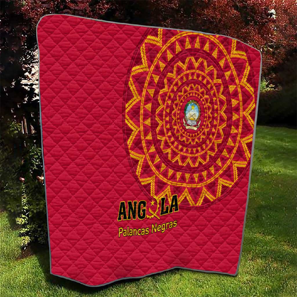 Support Palancas Negras - Red Angola Football Quilt LT01