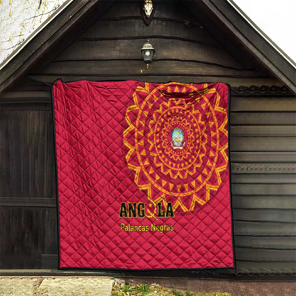 Support Palancas Negras - Red Angola Football Quilt LT01
