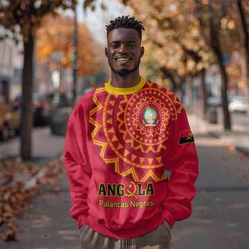 Support Palancas Negras - Red Angola Football Sweatshirt LT01