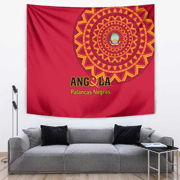 Support Palancas Negras - Red Angola Football Tapestry LT01