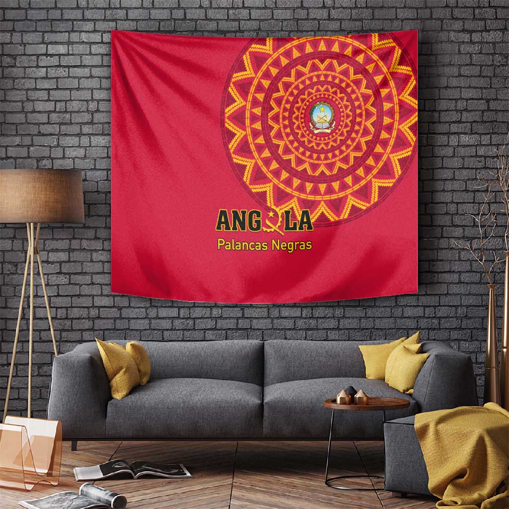 Support Palancas Negras - Red Angola Football Tapestry LT01