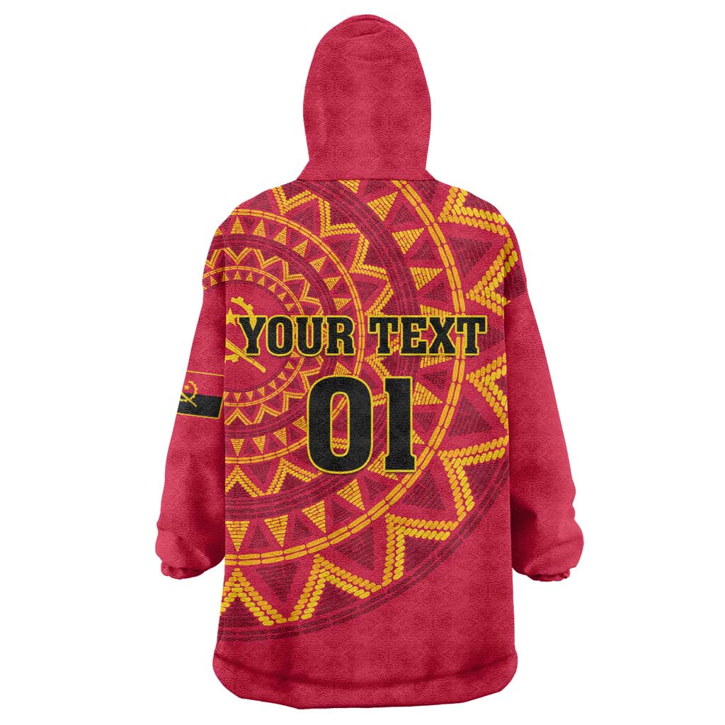 Support Palancas Negras - Red Angola Football Wearable Blanket Hoodie LT01
