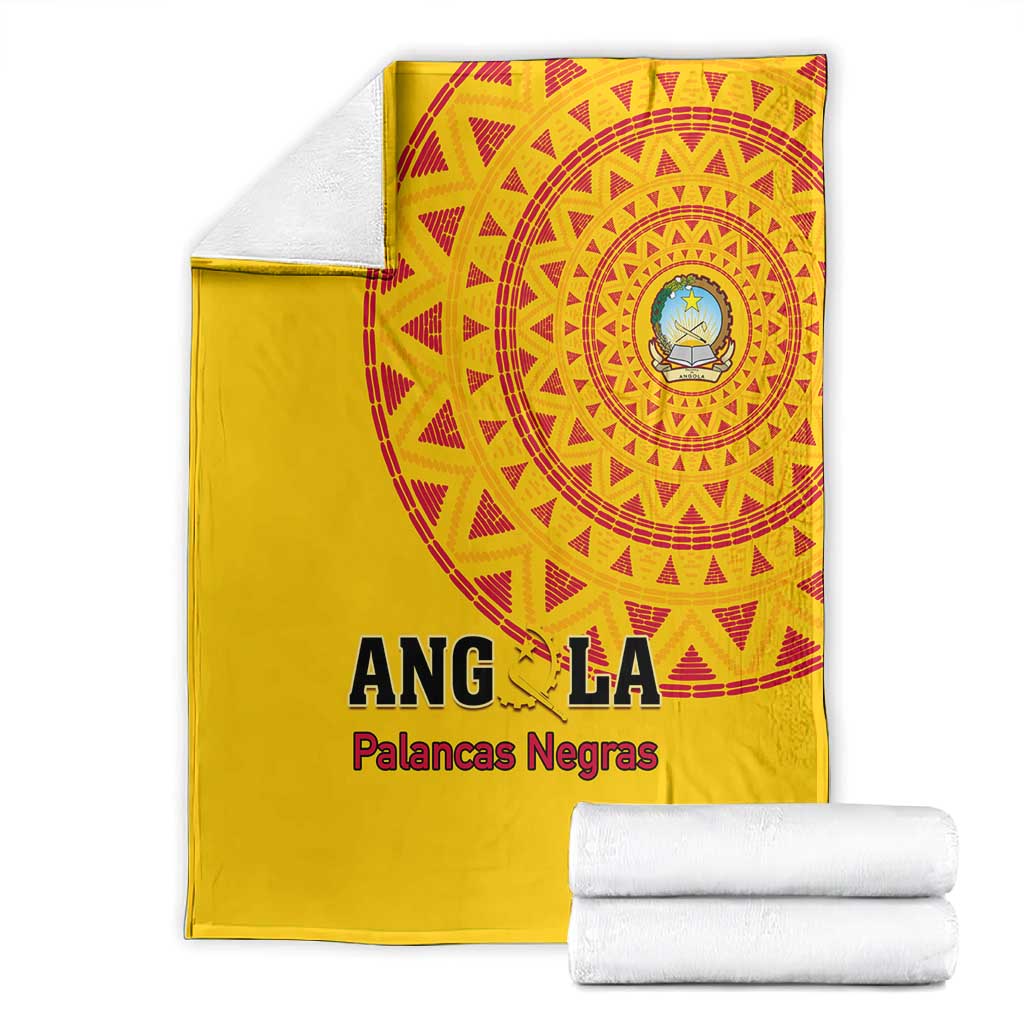 Support Palancas Negras - Yellow Angola Football Blanket LT01