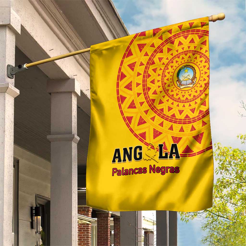Support Palancas Negras - Yellow Angola Football Garden Flag LT01