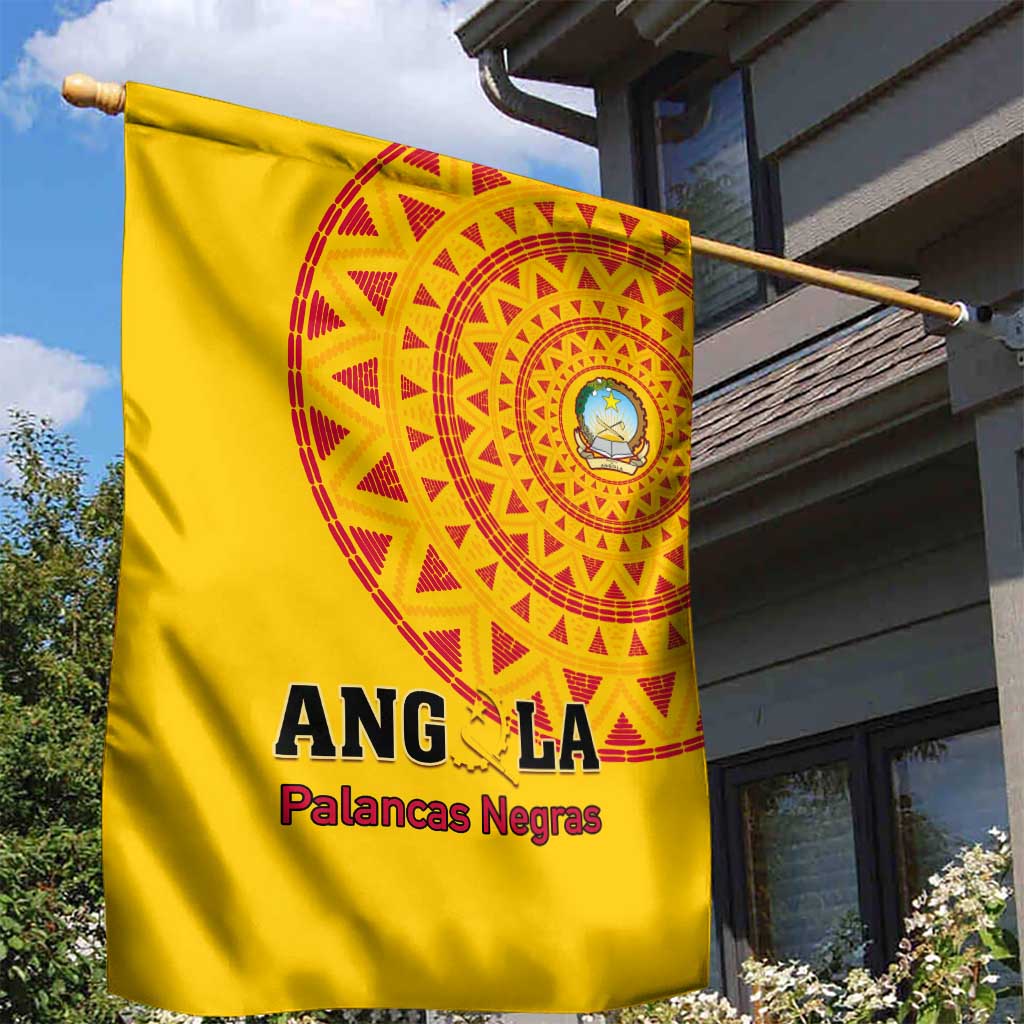 Support Palancas Negras - Yellow Angola Football Garden Flag LT01