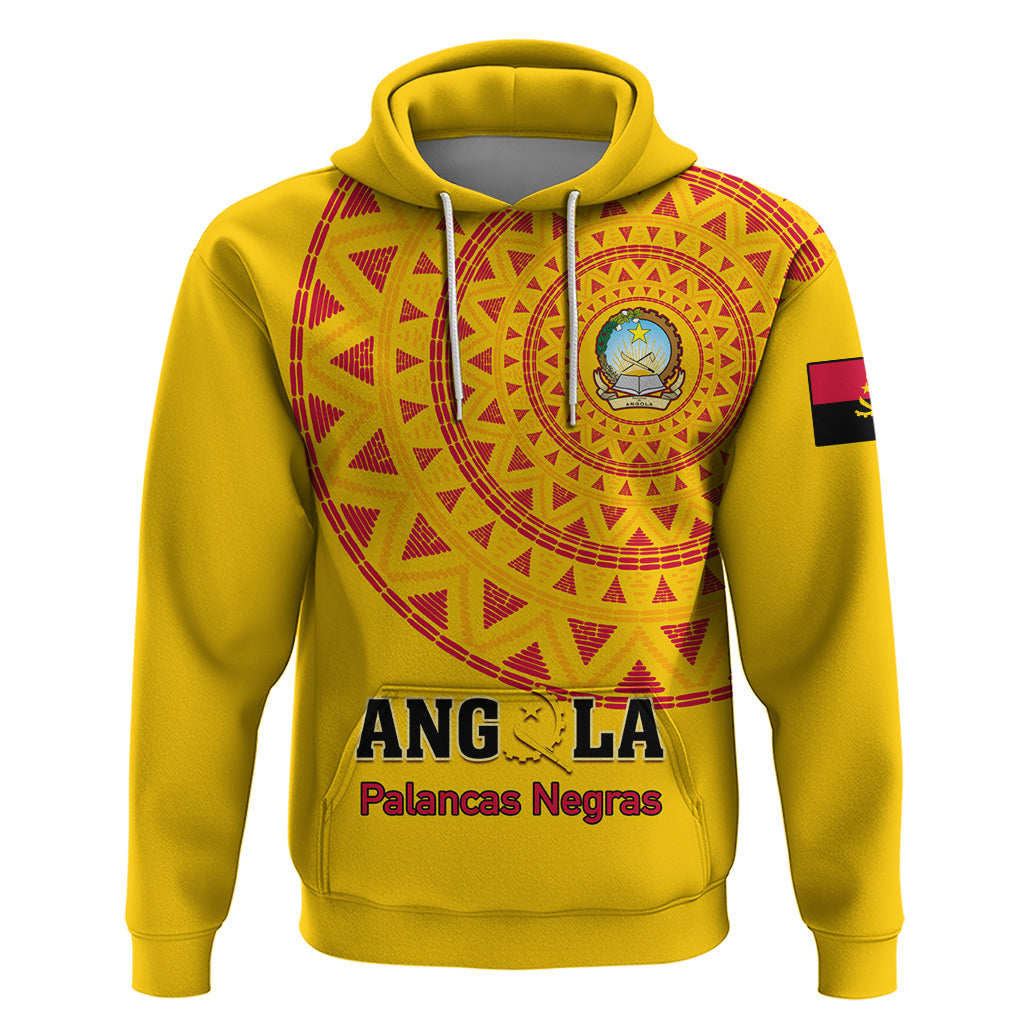Angola Football Hoodie Go Palancas Negras Yellow Version LT01