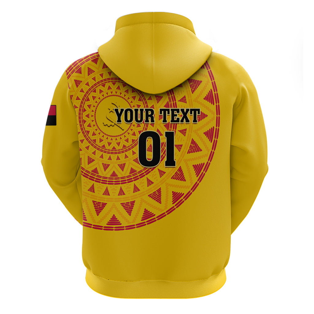 Angola Football Hoodie Go Palancas Negras Yellow Version LT01