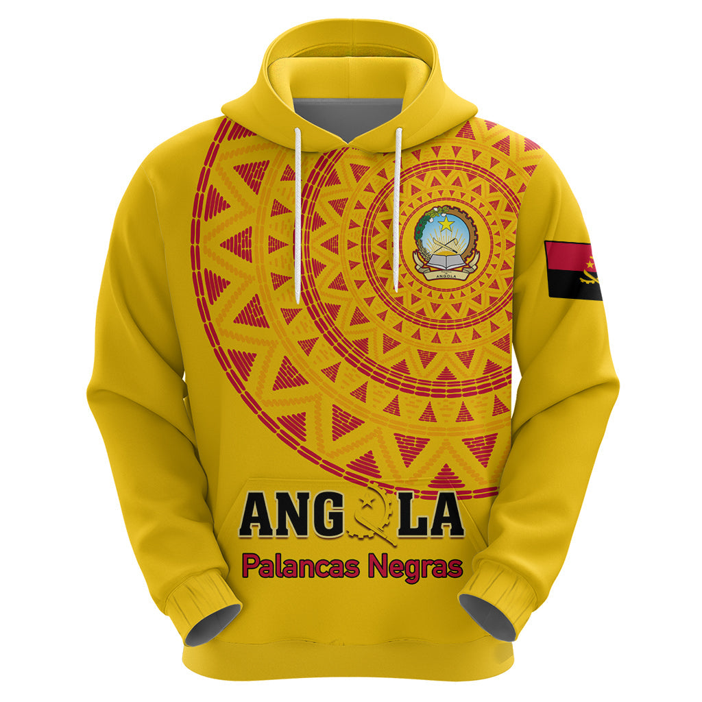 Angola Football Hoodie Go Palancas Negras Yellow Version LT01