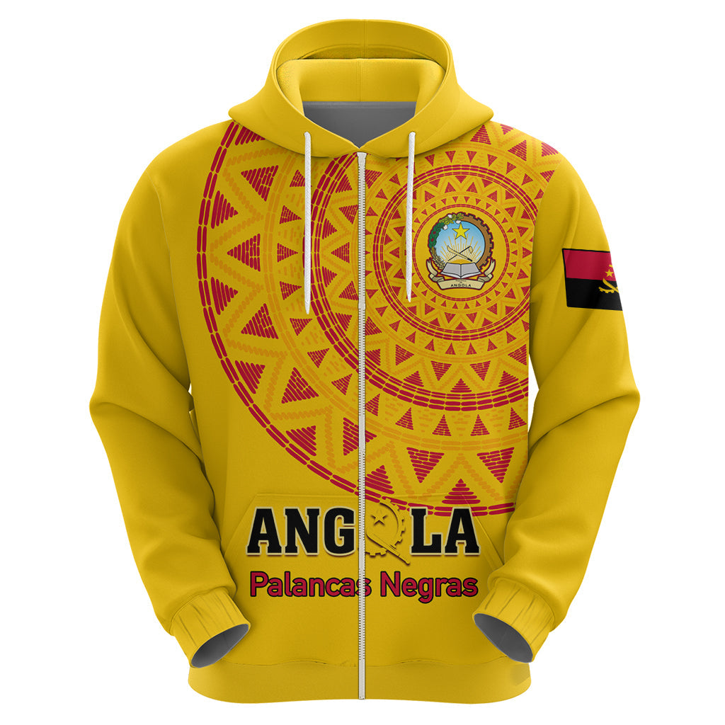 Angola Football Hoodie Go Palancas Negras Yellow Version LT01