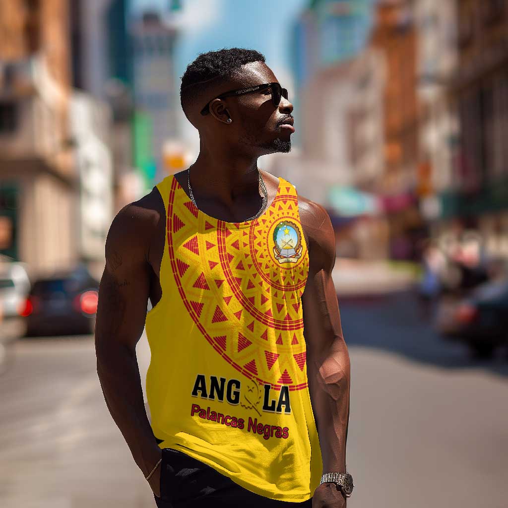 Support Palancas Negras - Yellow Angola Football Men Tank Top LT01