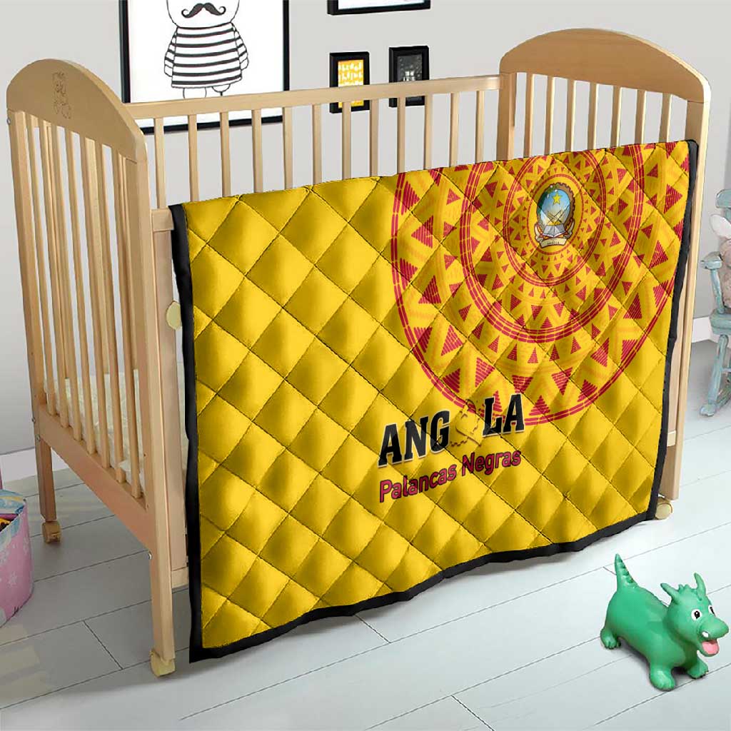 Support Palancas Negras - Yellow Angola Football Quilt LT01