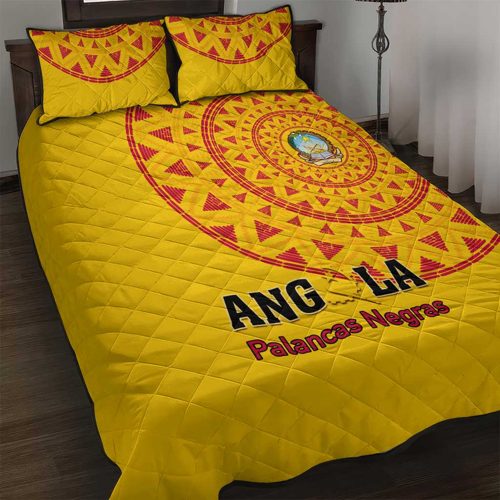 Support Palancas Negras - Yellow Angola Football Quilt Bed Set LT01